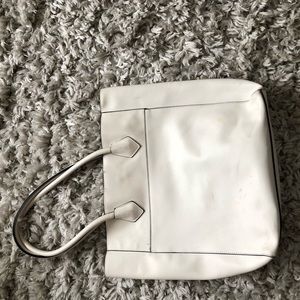 Cute large white hand bag